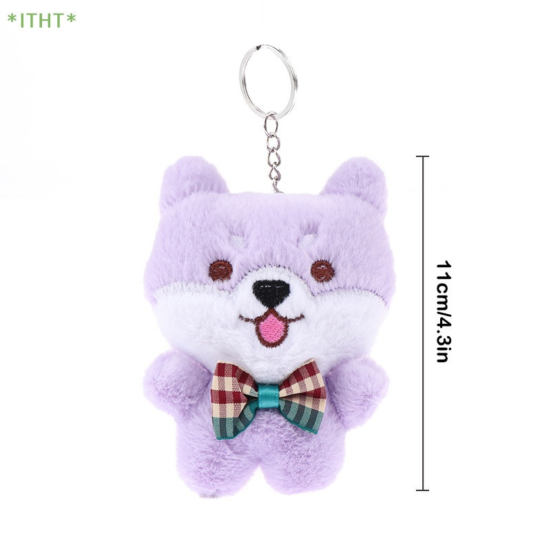 Móc Khóa Hình Chú Chó Shiba Nhồi Bông Mềm Mại Đáng Yêu Mới