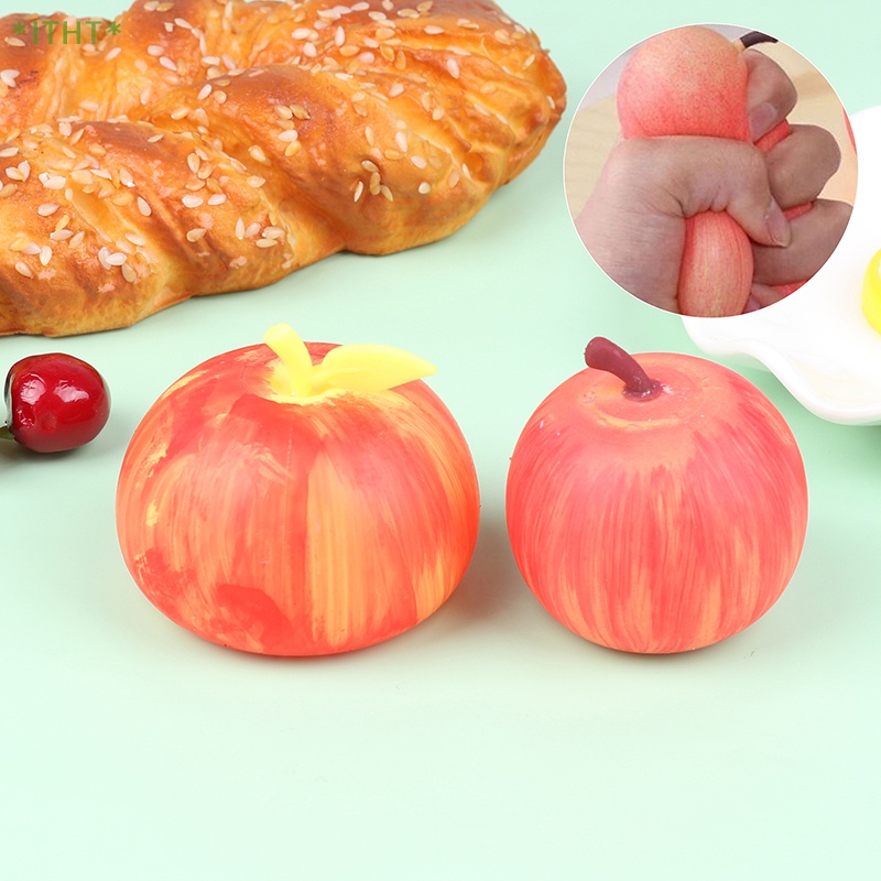 Đồ Chơi Nắn Bóp Đàn Hồi Giảm Stress Hình Quả Táo Mới