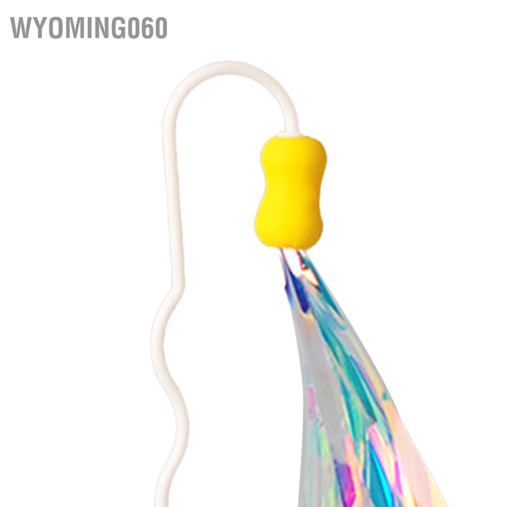 Wyoming060 Chú Mèo Ngộ Nghĩnh Teaser Stick Toy Hoạt Hình Dễ Thương Con Vịt Tương Tác Đồ Chơi Cho Có Tua Rua Âm Thanh Giấy