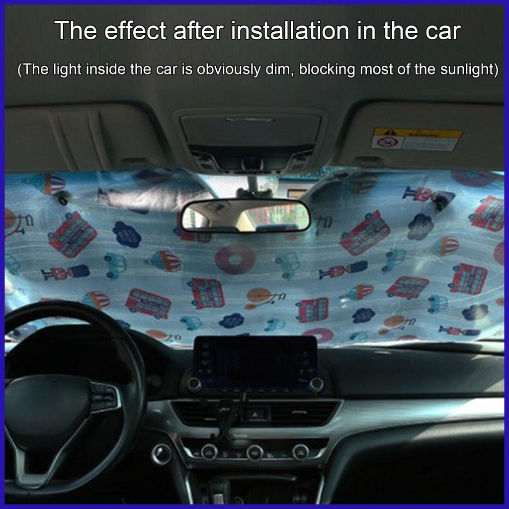 Tấm Che Nắng Bảo Vệ Kính Chắn Gió Phía Trước Cho Xe Hơi