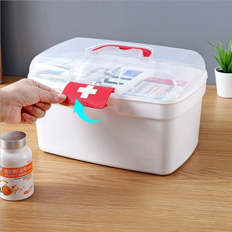 Hộp Y Tế Đựng Thuốc Tủ Thuốc Y Tế Gia Đình Nhiều Ngăn Mini ZA19 ( Giá Sỉ )