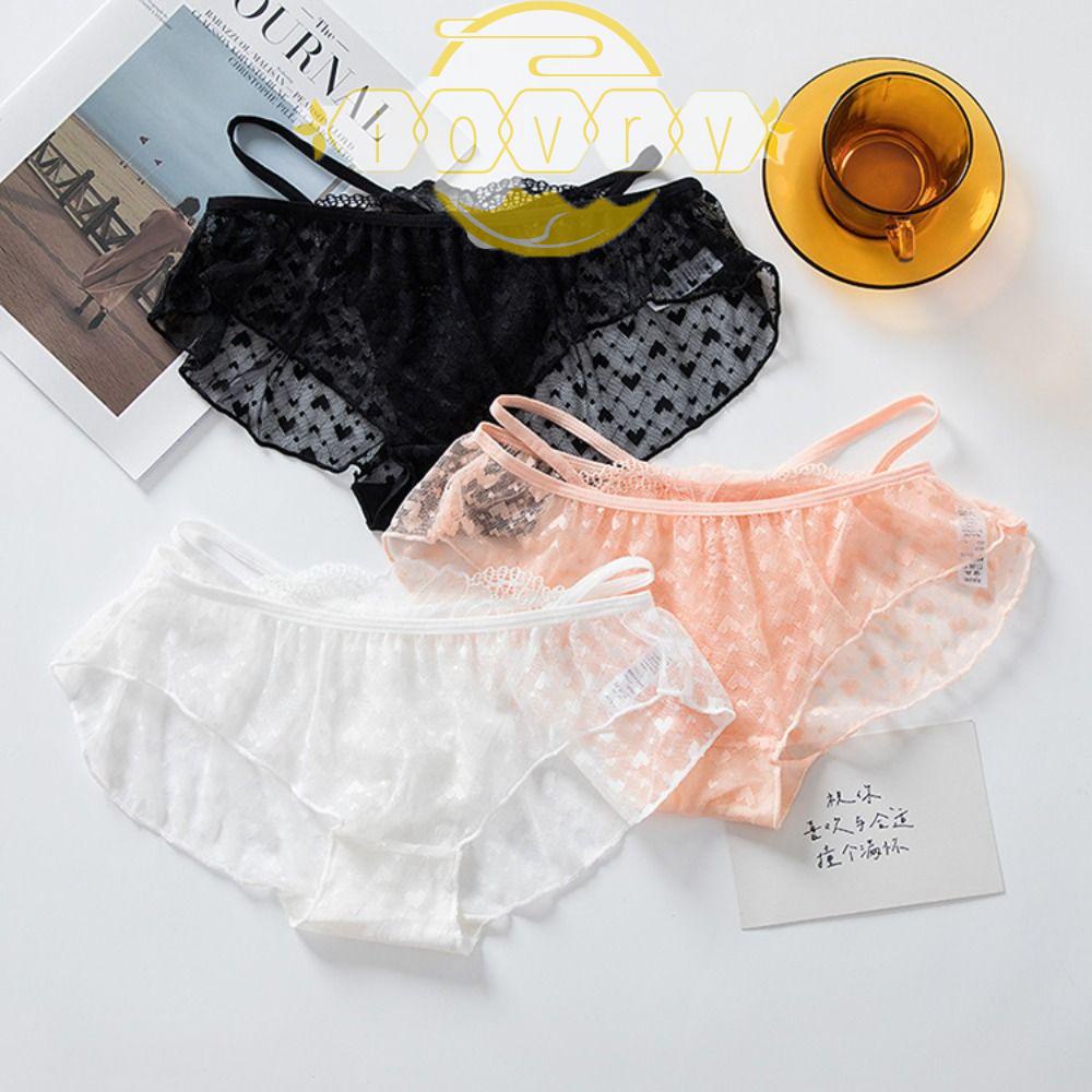 IVORY Quần Lót Lưới Trong Suốt Lưng Thấp Quyến Rũ Cho Nữ