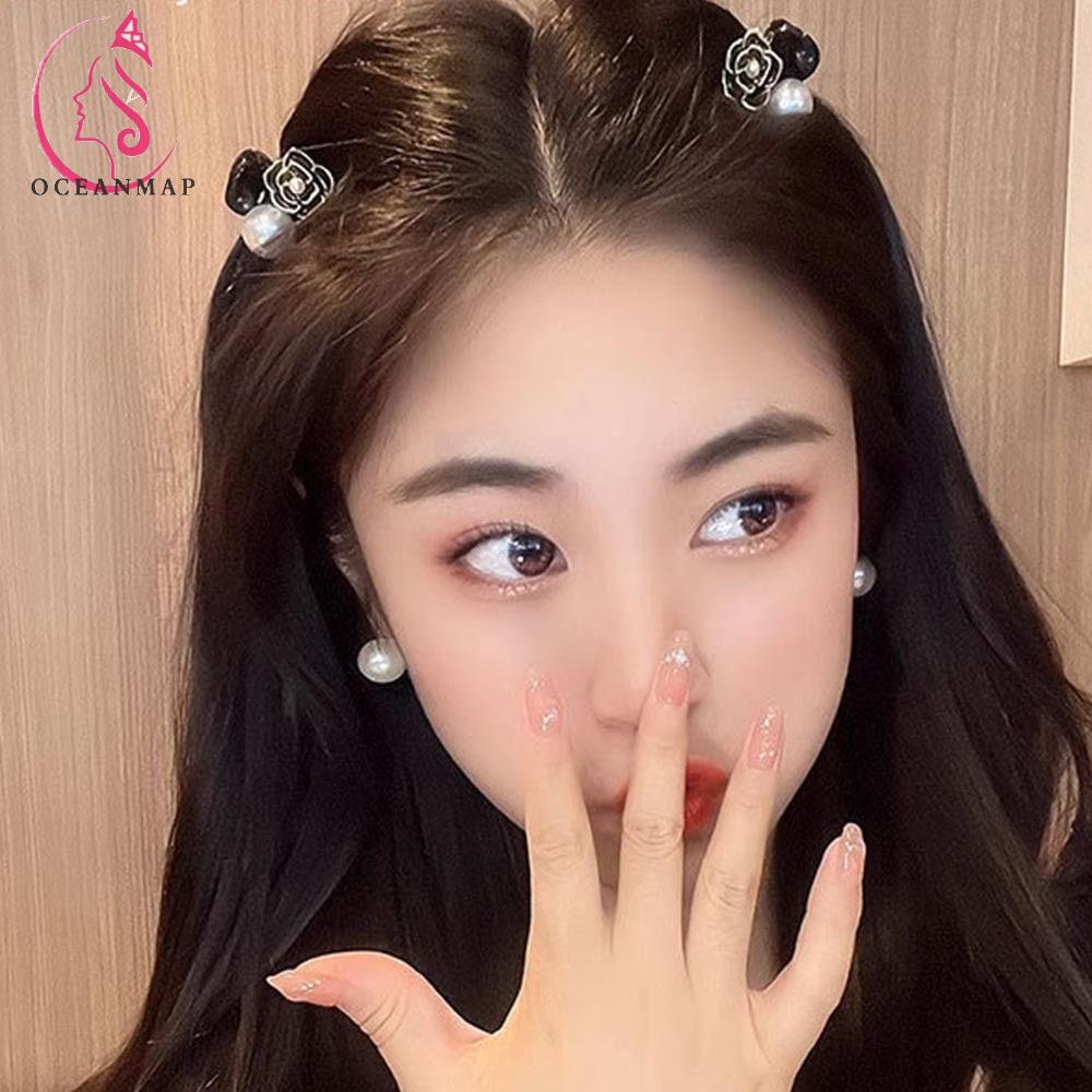 OCEANMAP Kẹp Tóc Hình Cá Mập Mini Bằng Nhựa Resin Cao Cấp Thời Trang