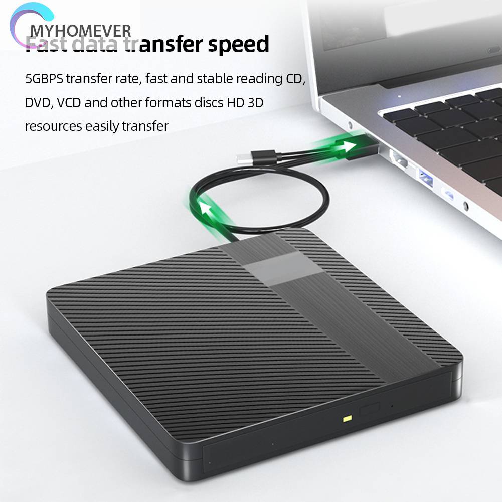 Ổ Đĩa USB 3.0 Và Type-C DVD RW CD Cho Laptop PC