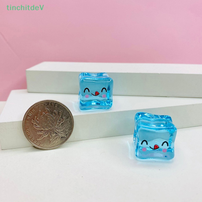 [TinchitdeV] Set 5 Viên Đá Viên Trong Suốt Phát Sáng Có Mặt Dây Chuyền Nhựa Resin DIY [Mới]