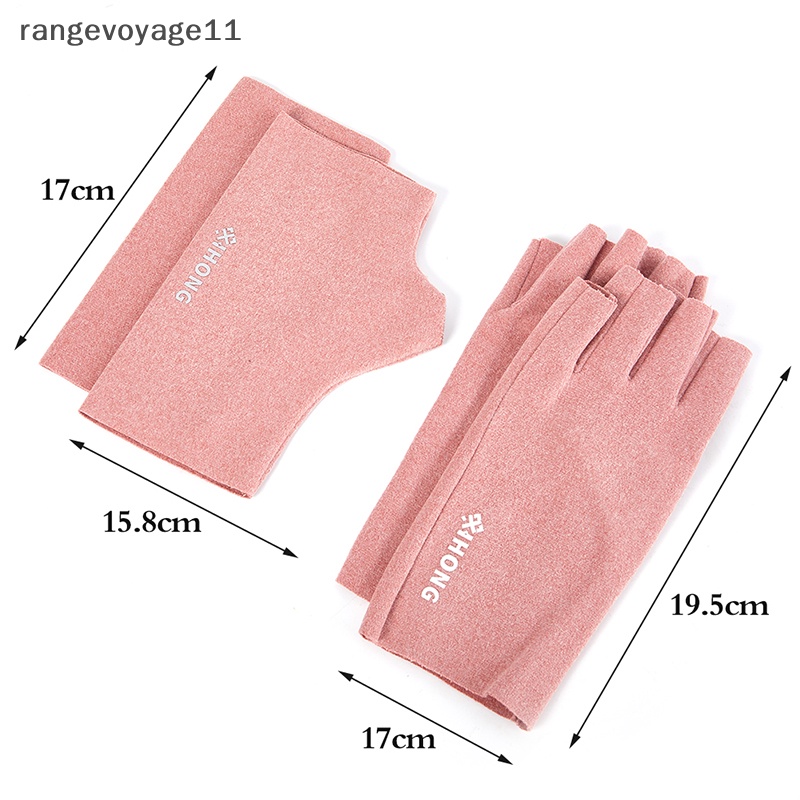 Găng Tay Chống Tia UV Bảo Vệ Móng Màu Đen