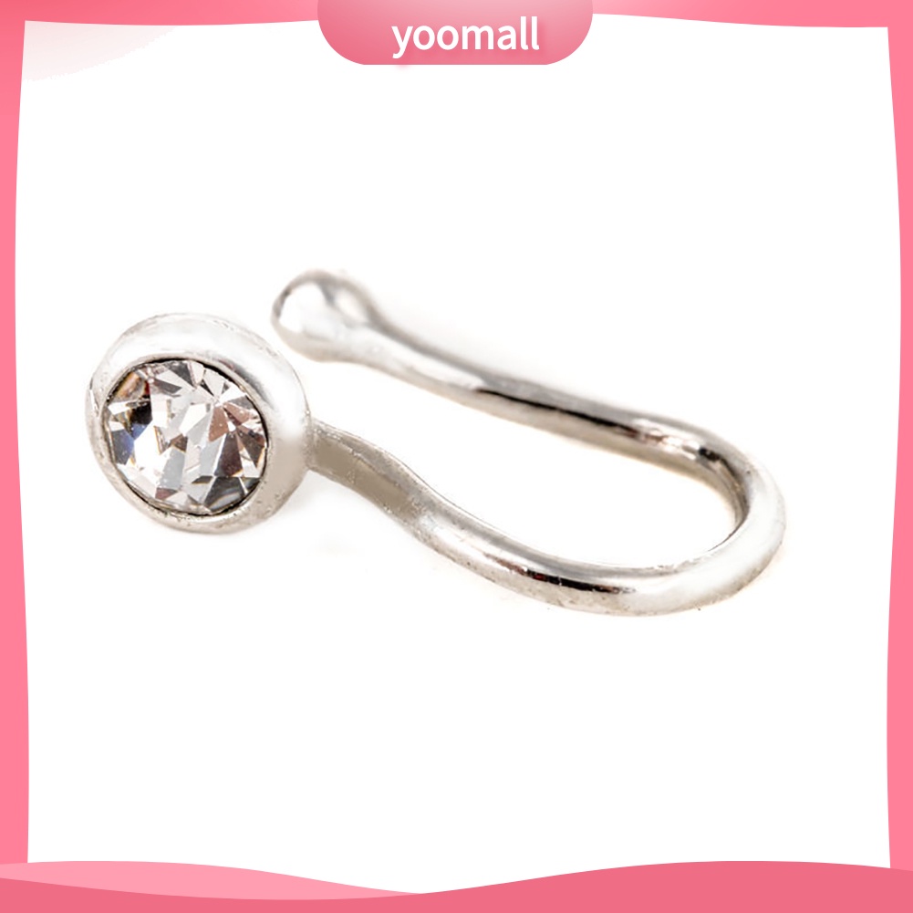 Khuyên Kẹp Mũi / Môi Không Cần Khoan Lỗ Kiểu Dáng Thời Trang