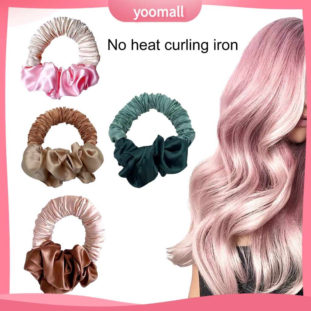 Máy Uốn Tóc Không Để Lại Dấu Vết Bằng Satin Mềm Mại Co Giãn Không Dùng Nhiệt Dùng Khi Ngủ