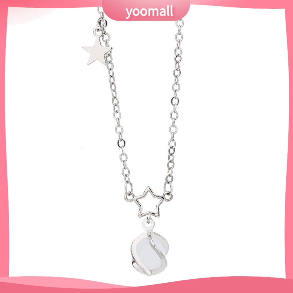 [YM] Vòng cổ Dạng Chuỗi Đá Mắt Mèo Không Đối Xứng Cá Tính Sang Trọng Thời Trang Dự Tiệc Cho Nữ