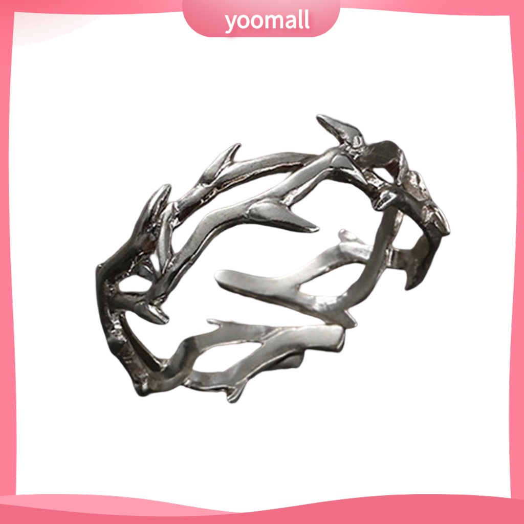 Nhẫn Nam Khắc Chữ Love Token Phong Cách Hip hop Punk Cổ Điển