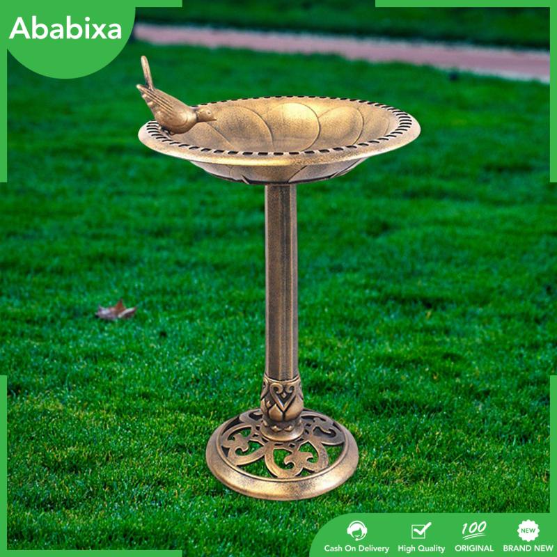 Pedestal Birdbaths Decoration Yard Statue for Backyard Lovers Gift Yard