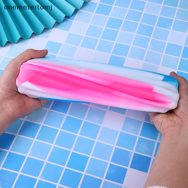 Onemetertomj 1 Cái Mũ Bơi Bảo Vệ Tai Chống Nước Mưa Bằng Silicone Nhiều Màu Cho Người Lớn