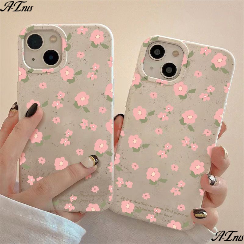 Ốp Điện Thoại Mềm Chống Sốc Họa Tiết Hoa Nhỏ Xinh Xắn Cho Iphone 11 12 Max 14 Pro Plus 8 137