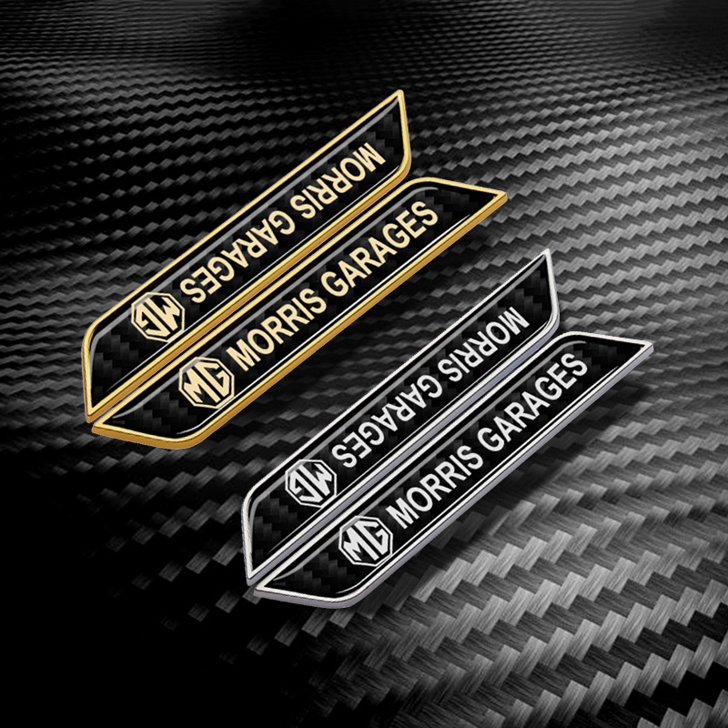 Bộ 2 Hình Dán Kim Loại Trang Trí Thân Xe Hơi MG HS MG3 MG5 MG6