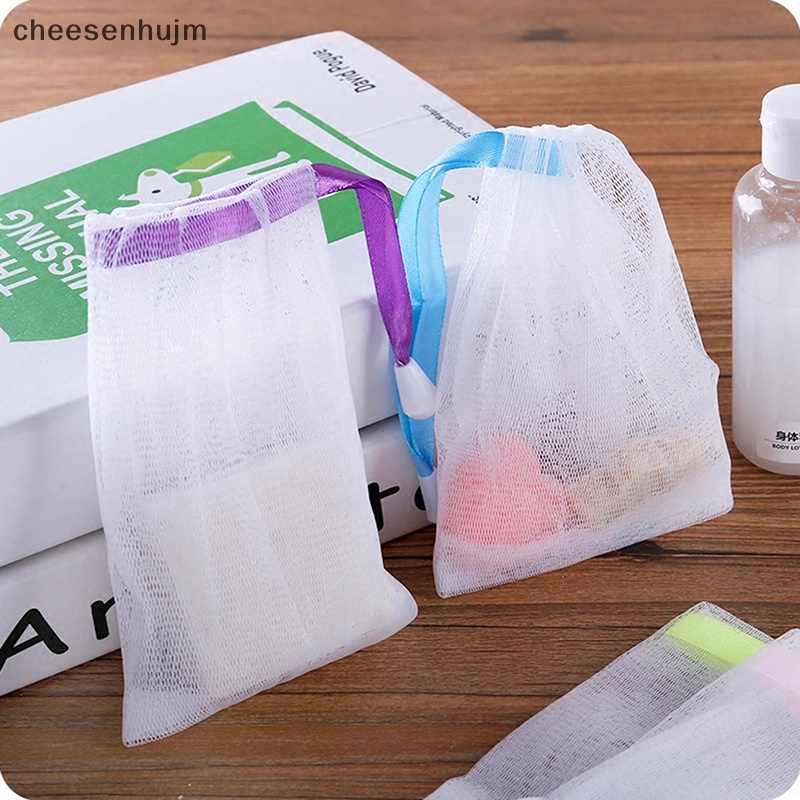 Túi Lưới Đựng Xà Phòng Bằng Nylon Có Dây Rút Tiện Dụng