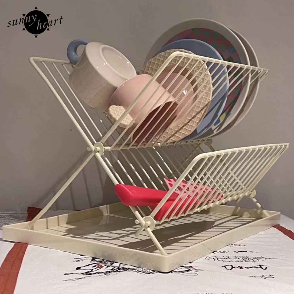 Sunnyheart 1 Dụng Cụ Vệ Sinh Nhà Bếp Thiết Kế Hình Chữ X Hai Lớp Tiết Kiệm Không Gian Và Trông Sần Gạt Và Không Nhuộm Màu