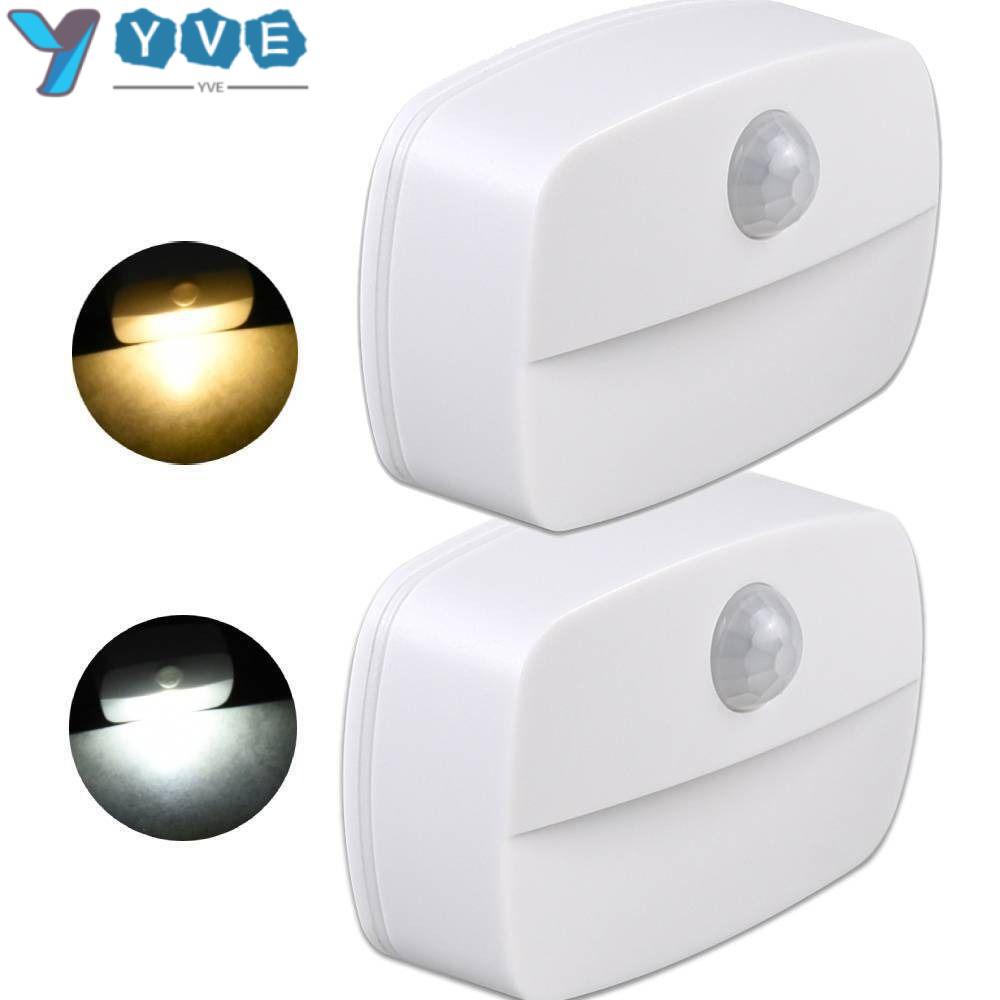 Bộ 2 Đèn LED Mini Chạy Bằng Pin IP65 PIR Siêu Bền Tiện Dụng Chất Lượng Cao