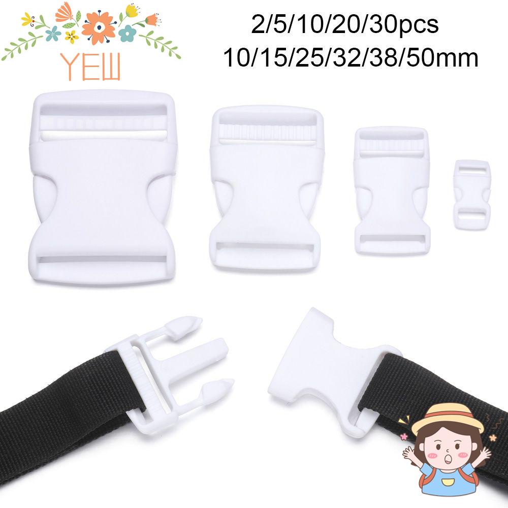 Set 2 / 5 / 10 / 20 / 30 Nút Cài Bằng Nhựa Chất Lượng Cao Cho Dây Đeo Túi Xách