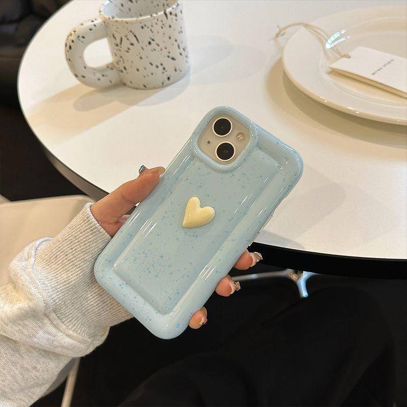 Ốp Điện Thoại Hình Trái Tim 3D Đáng Yêu Cho iPhone 14 11 pro max X Xr Xs max 7 8 Plus Se 2020 12 pro max 12 mini 13 pro max