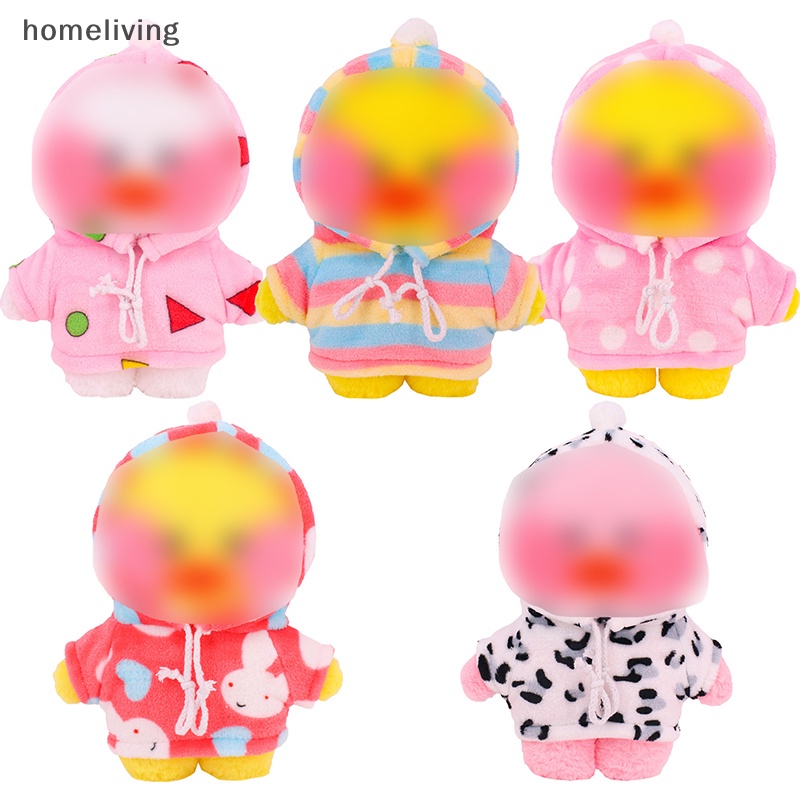 Chú Vịt Nhồi Bông mini 30cm Mặc Quần Áo Và Mũ Xinh Xắn