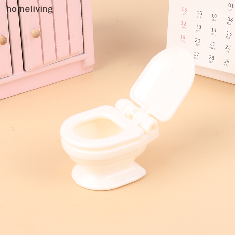 Mô Hình Nội Thất Phòng Tắm Màu Trắng Kiểu Vintage 1: 12 Trang Trí Nhà Búp Bê