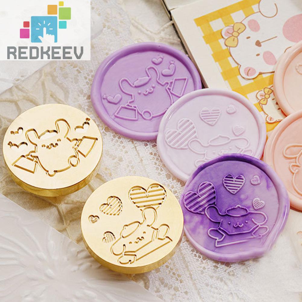 Đầu Tem Đóng Dấu Họa Tiết Hoạt Hình DIY Tùy Chỉnh Cho Thiệp Mời Đám Cưới