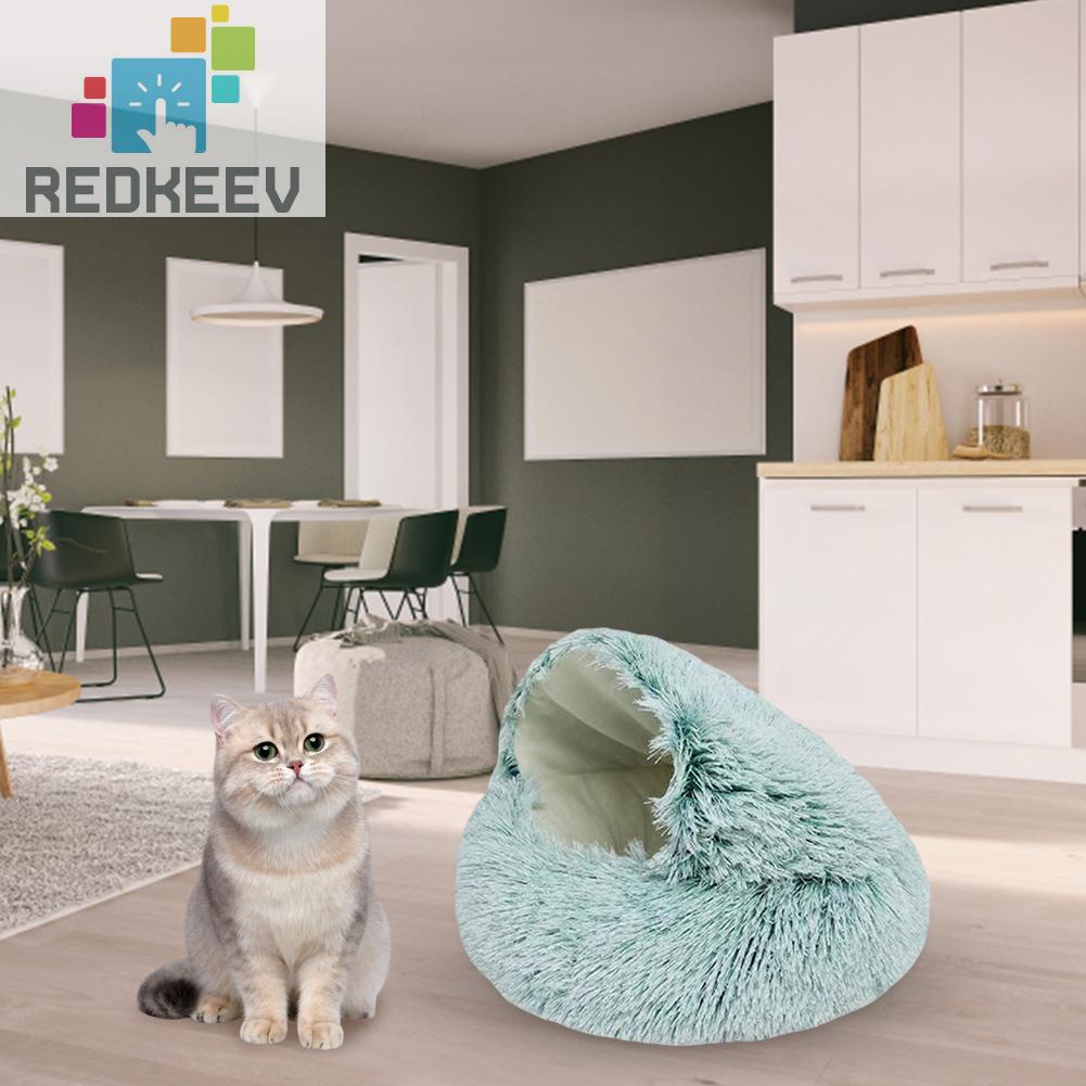 Túi Ngủ Mềm Mại Giữ Ấm Bốn Mùa Dành Cho Mèo