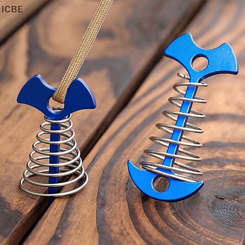 1 Móc Lò Xo Xương Cá Cố Định Lều Cắm Trại Tiện Dụng