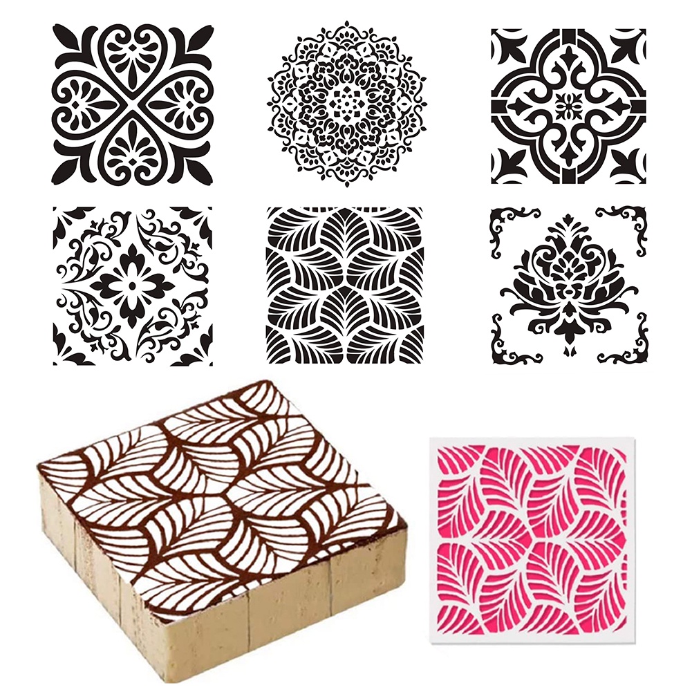 2 / 6 Khuôn Mẫu Họa Tiết Mandala Trang Trí Nội Thất