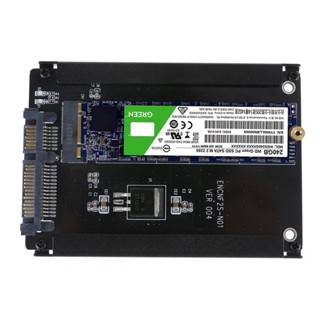 Vỏ kim loại mới b + m socket 2 m.2 ngff (sata) ssd sang 2.5 sata adapter cho 2230/2242/2260 / 2280mm m2 ngff ssd ổ cứng thể rắn