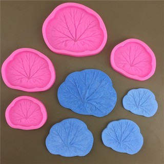 Khuôn Silicone Tạo Hình Trang Trí Bánh Hình Lá Sen DIY