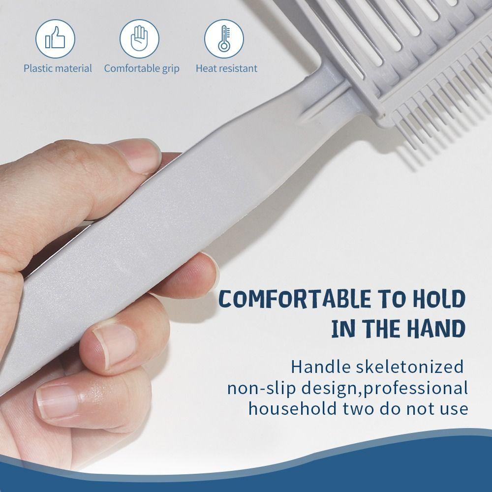 Cmax barber fade lược, lược cắt tóc bằng nhựa clipper, thiết kế gradienter dụng cụ tạo kiểu cho nam giới công thái học salon lược phẳng hàng đầu