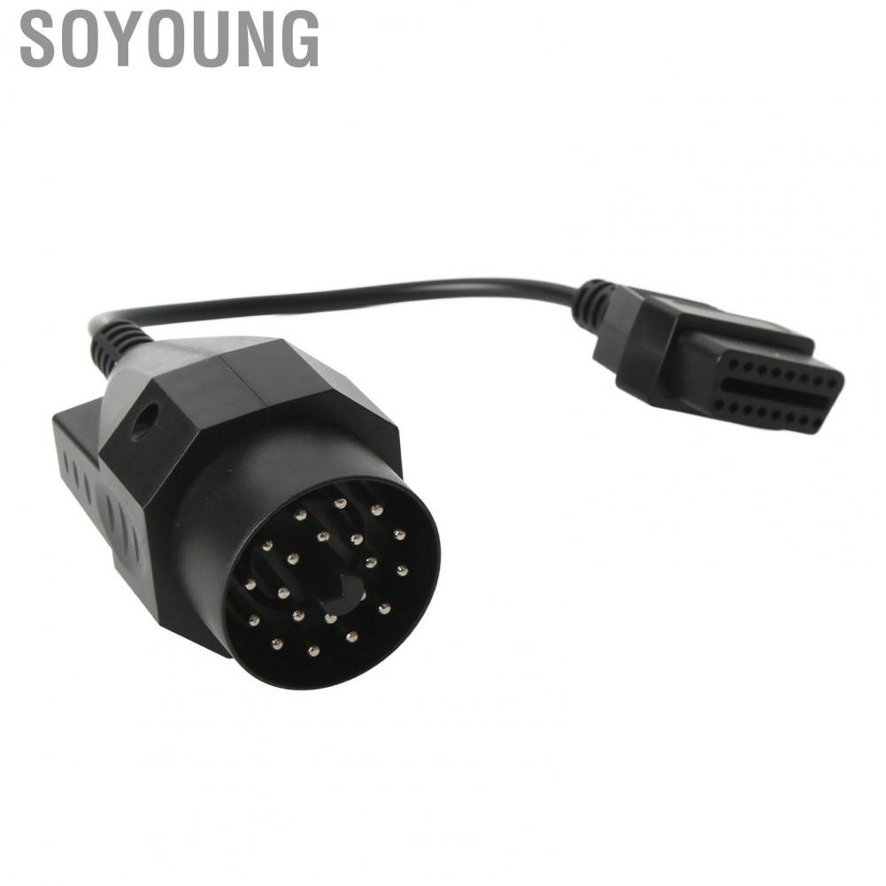 Soyoung OBD II Adapter Cable 20 Pin to OBD2 Connector Round Diagnostic  Tool
