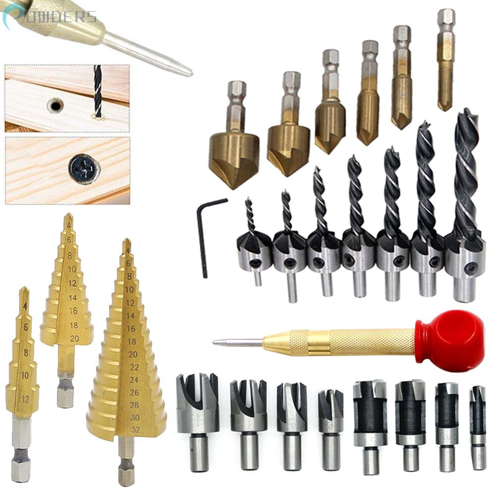 Bộ Mũi Khoan Bằng Thép Không Gỉ Dùng Khoan Kính Cứng Chuyên Dụng