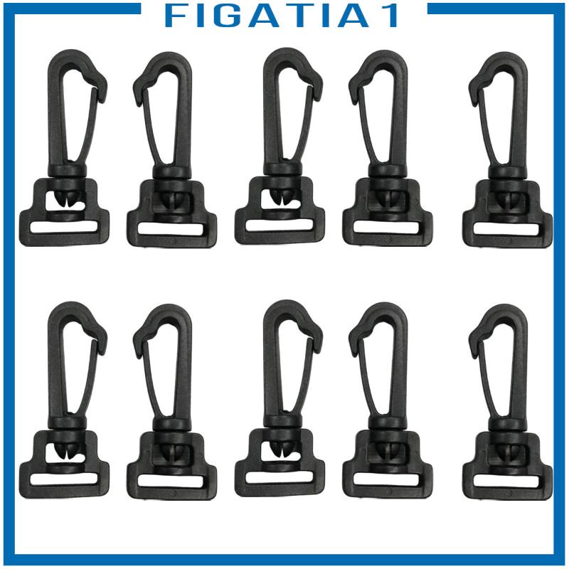 Set 10 Móc Khóa Càng Cua Xoay 360 Độ Cho Túi Xách / Dây Đeo Hành Lý / Dự Án May Vá