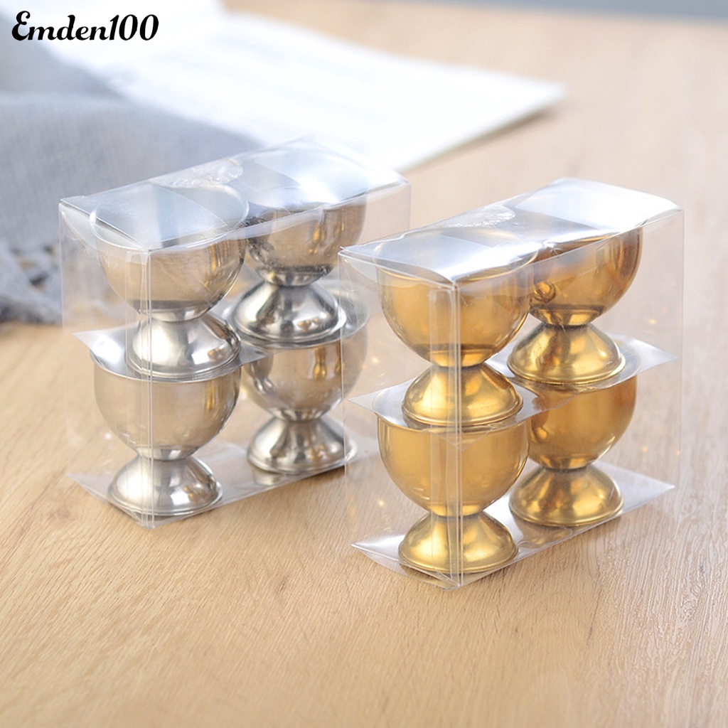 Cốc Luộc Trứng 40ml Bằng Thép Không Gỉ