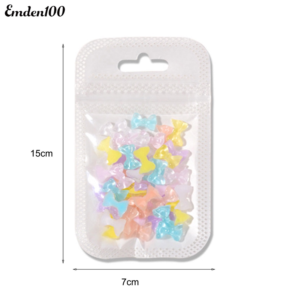 Set 50 Phụ Kiện Nơ Đính Trang Trí Móng Tay Nghệ Thuật