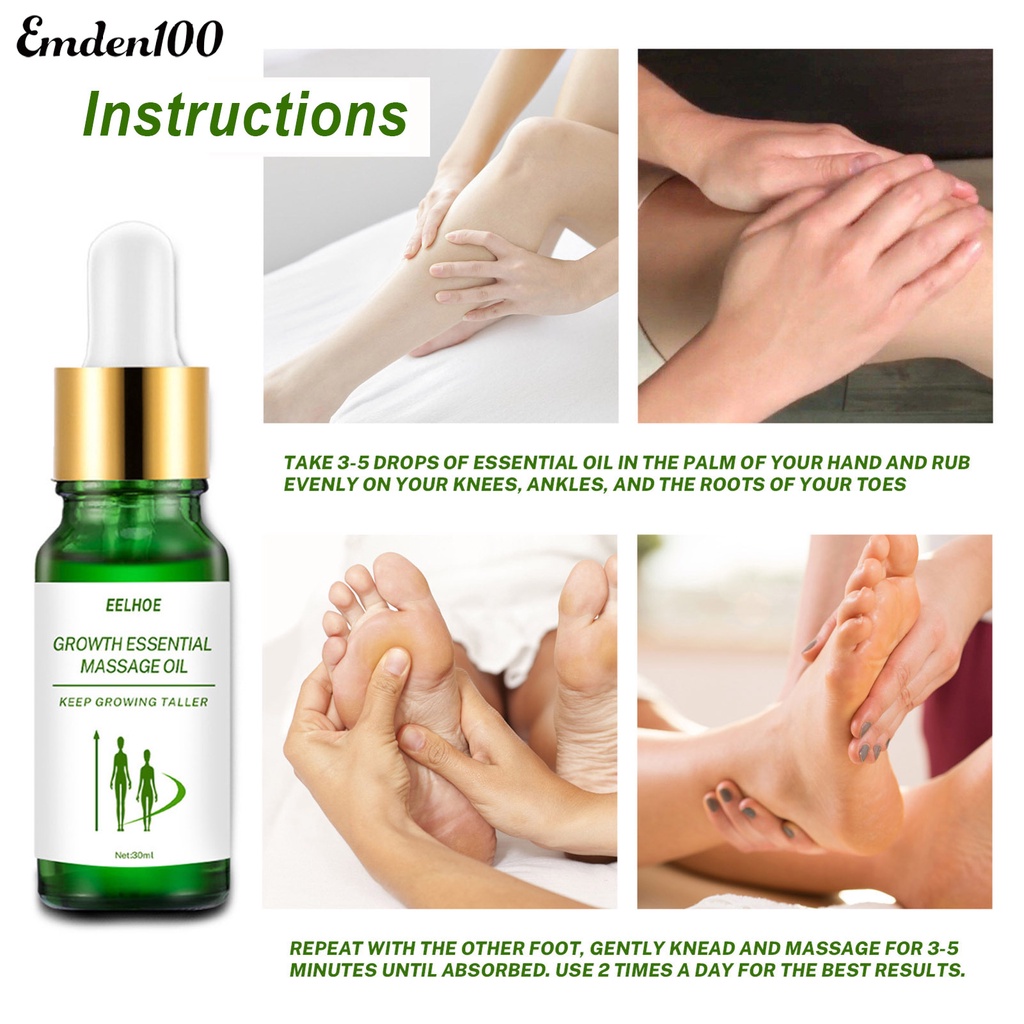 Tinh Dầu Massage Chiết Xuất Thực Vật Giúp Tăng Chiều Cao 30ML