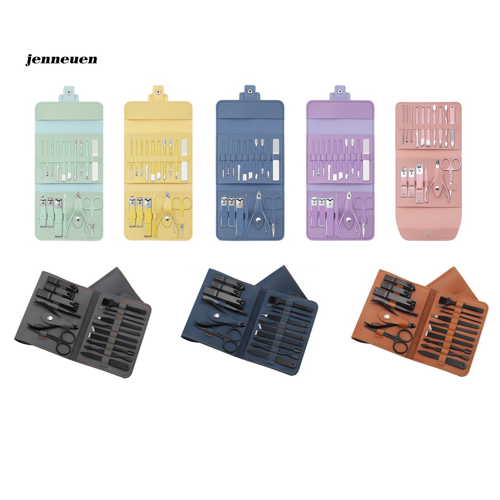 Bộ 16 Dụng Cụ Chăm Sóc Móng Tay Dùng Đi Du Lịch Tiện Dụng