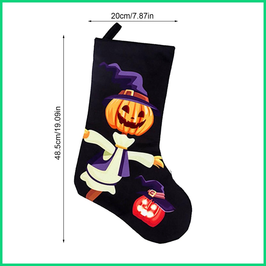 Vớ Treo Trang Trí Halloween Có Móc Khóa Hình Vớ Ngộ Nghĩnh