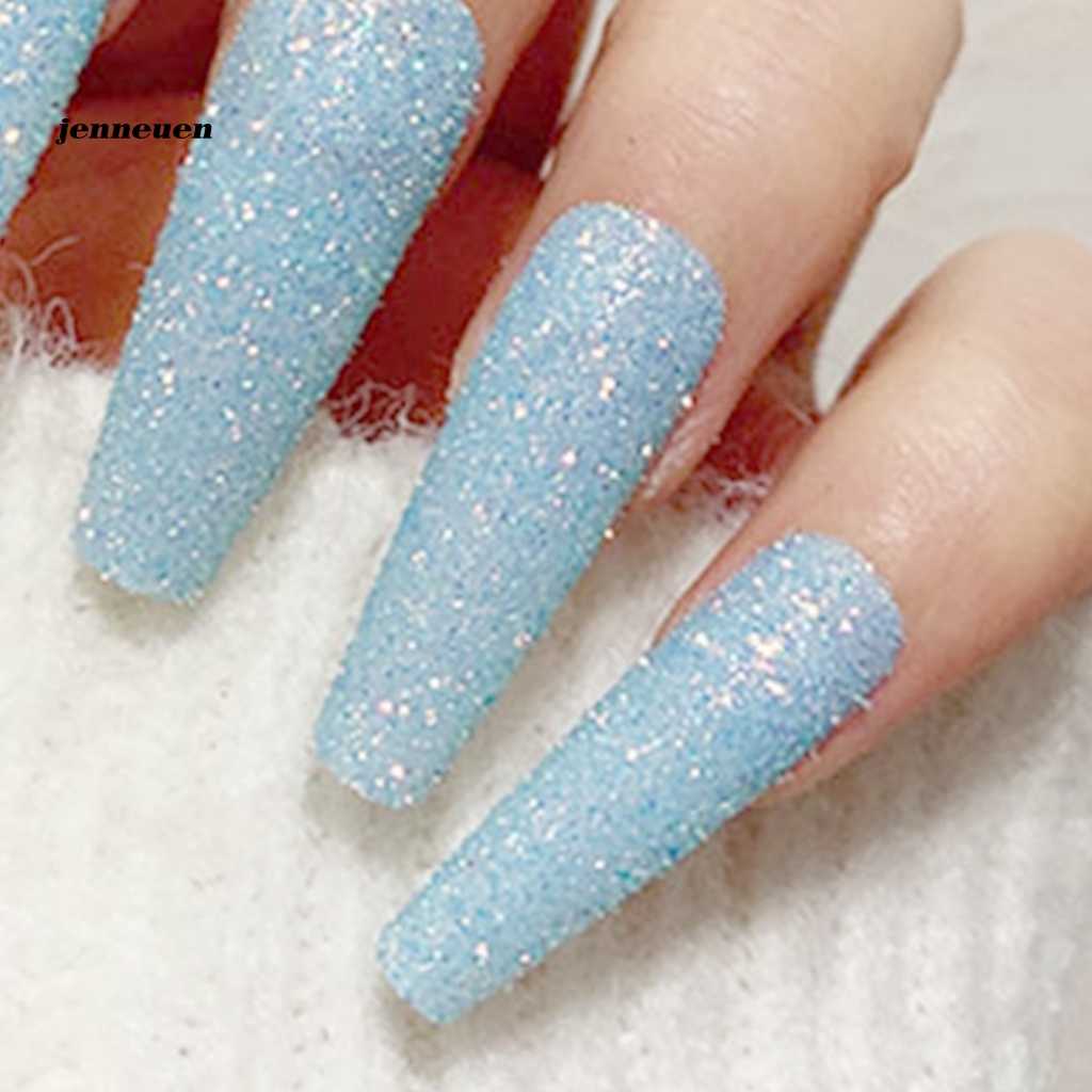 Jen Móng Tay Giả Dạng Nhấn Siêu Dài Hình Vuông Cực Thời Trang Dùng Hàng Ngày