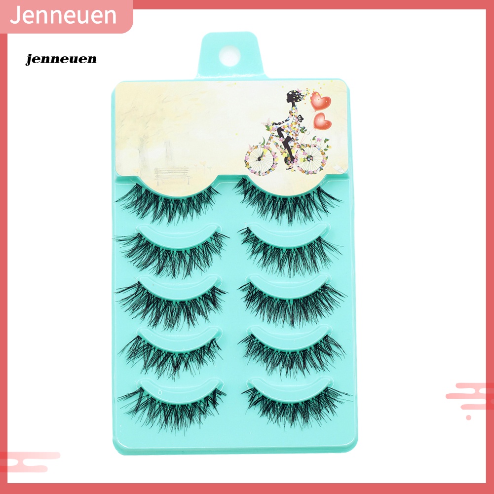 Bộ 5 Cặp Lông Mi Giả Mềm Mại Tự Nhiên