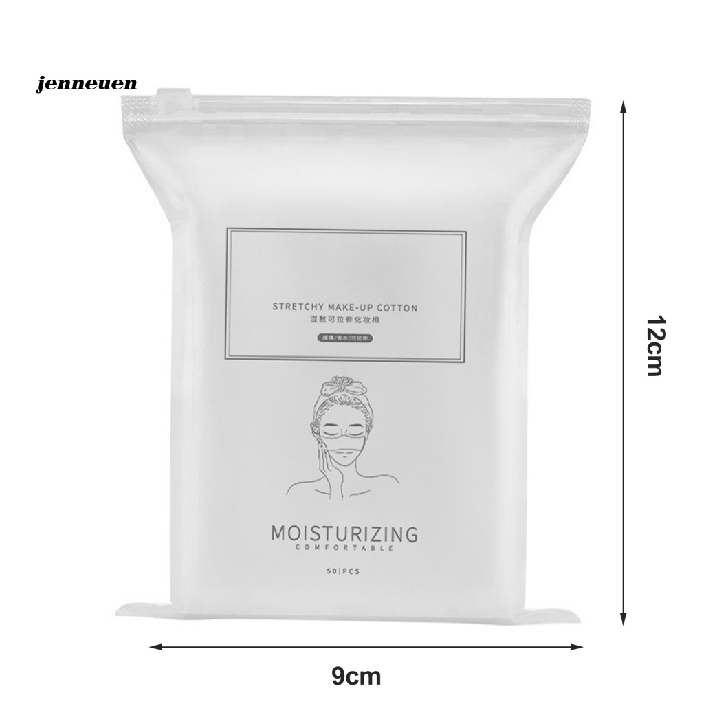 Bộ 50 Miếng Bông Tẩy Trang Mềm Mại Và Nhẹ Nhàng