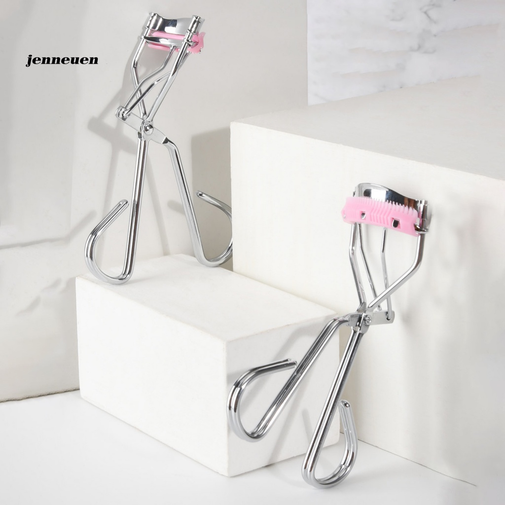 Dụng Cụ Bấm Cong Mi Chuyên Nghiệp Kèm Lược Cao Su Linh Hoạt