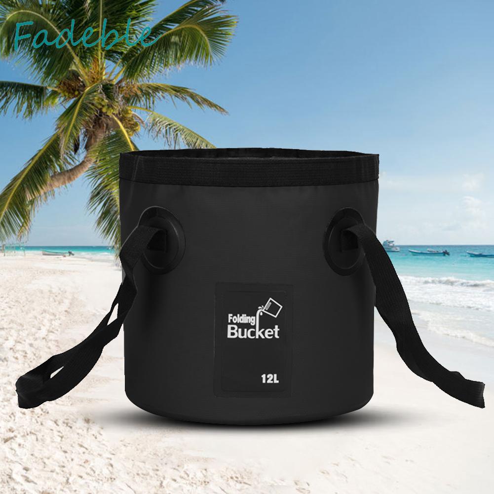 Xô Đựng Cá Đa Năng 12L 12L Có Thể Gấp Gọn Tiện Dụng