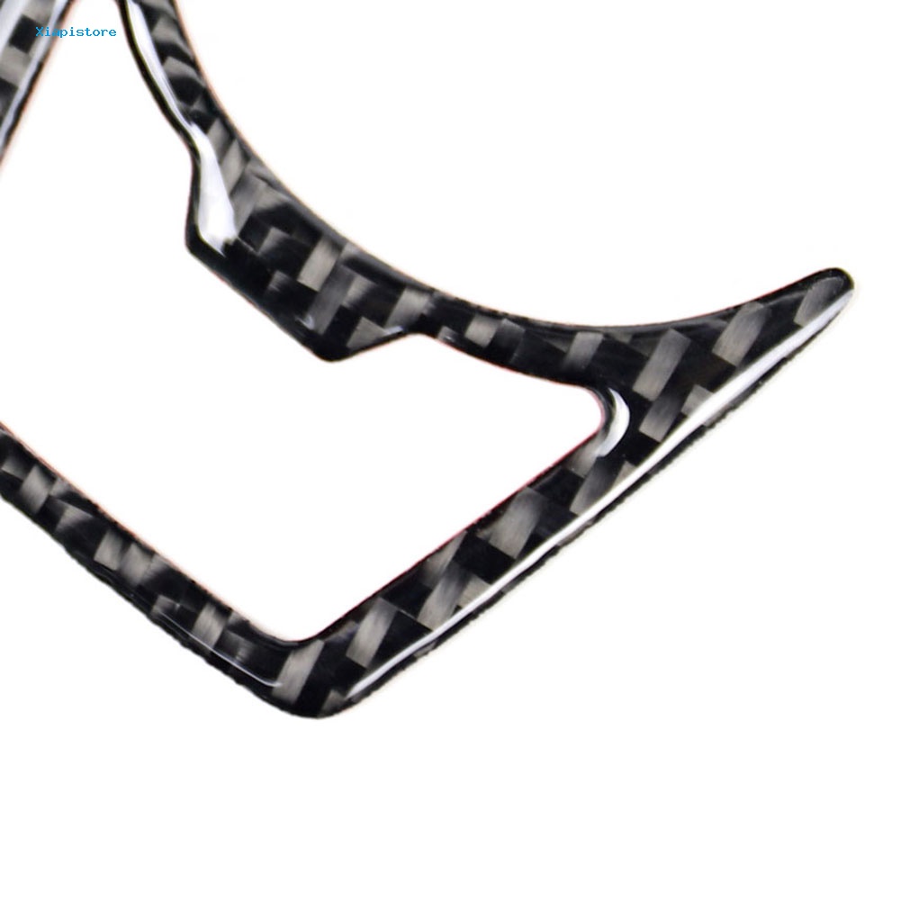 1 Cặp Miếng Dán Trang Trí Đèn Pha Xe Hơi Ford Mustang 2015-2019 Bằng Sợi Carbon