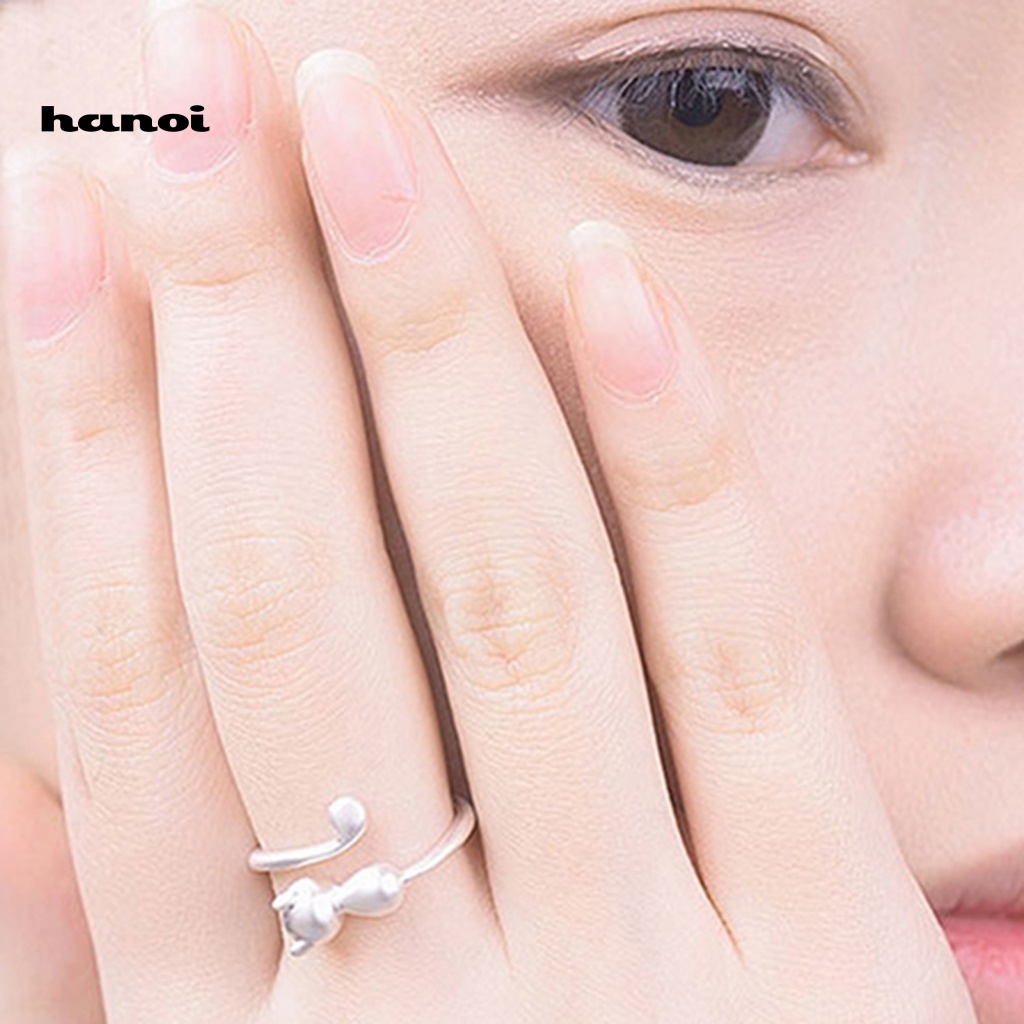 Nhẫn Hở HìNh MèO Dễ Thương Cho Nữ
