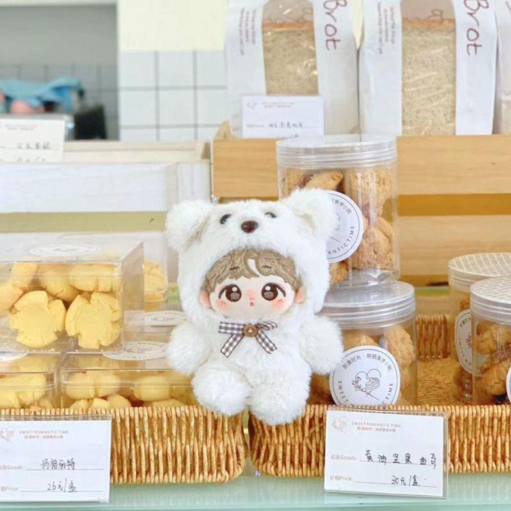 Uumir Bộ Đồ Chơi Búp Bê Nhồi Bông cotton 10cm Hình Động Vật Hoạt Hình mini Chất Lượng Cao