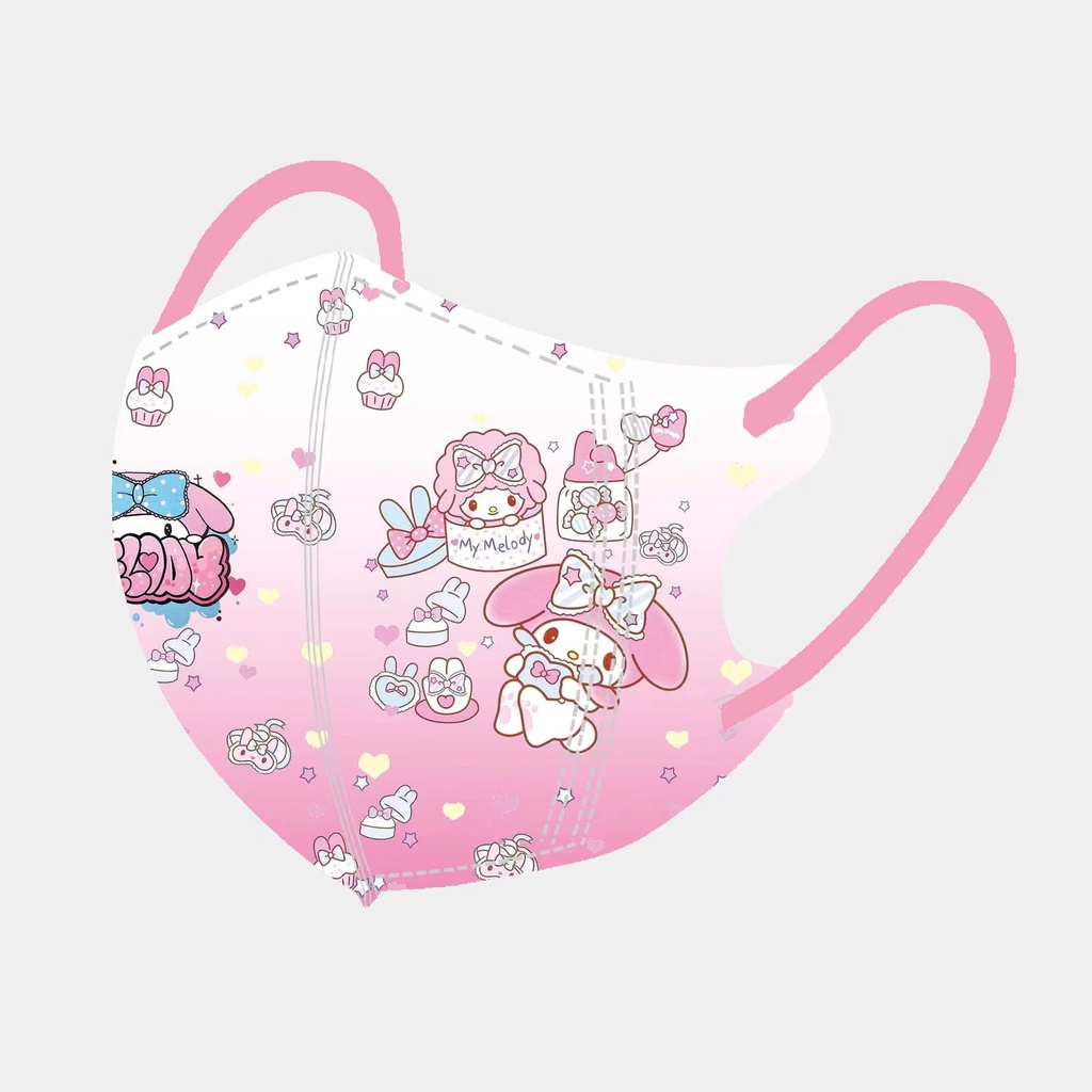 SANRIO Set 30 Khẩu Trang 3D Hình Hello Kitty Đáng Yêu Dành Cho Trẻ H0276