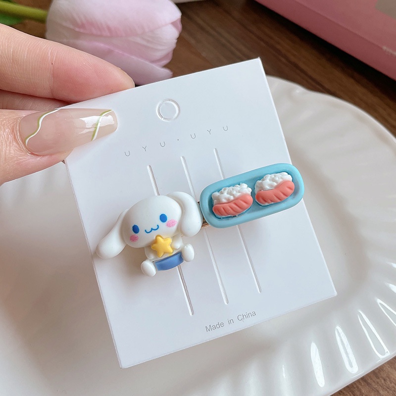 Kẹp Tóc Mái Họa Tiết Hoạt Hình Xinh Xắn Cho Bé Gái